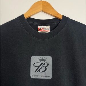 Vintage Budweiser NASCAR Dale Jr Black T-shirt